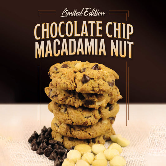 Limited Edition Chocolate Chip Macadamia Nut Cookies